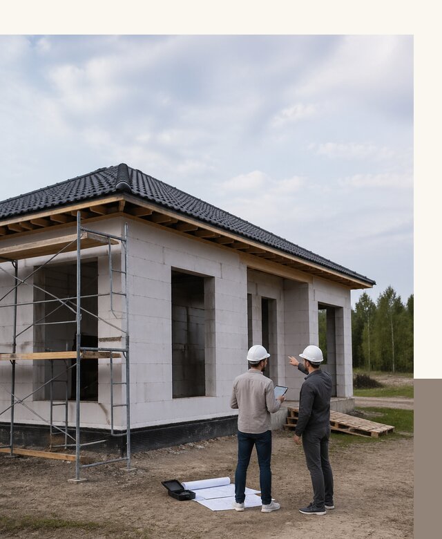 Проектирование одноэтажных домов из газобетона в Дедовске